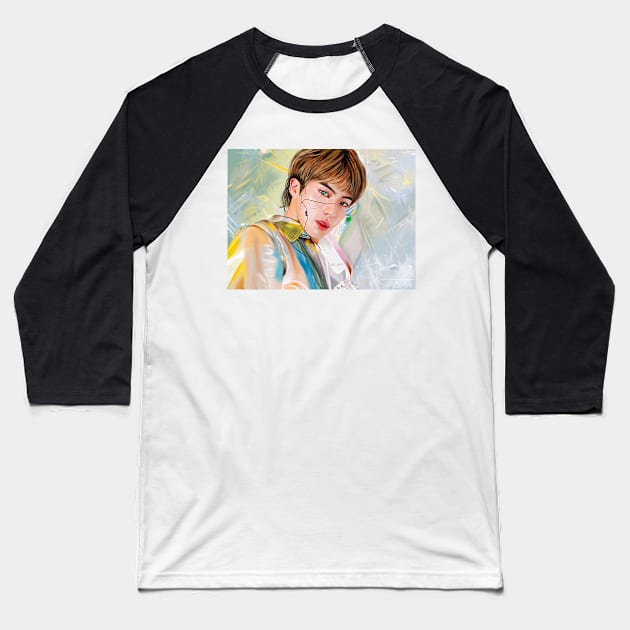 Seokjin Baseball T-Shirt by ari-arts